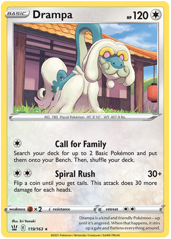 Drampa (119/163) [Sword & Shield: Battle Styles] 