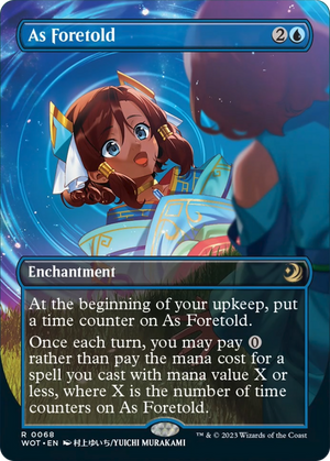 As Foretold (Anime Borderless) [Wilds of Eldraine: Enchanting Tales] 