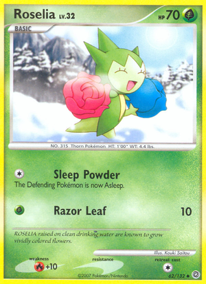 Roselia (62/132) [Diamond &amp; Pearl: Secret Wonders] 