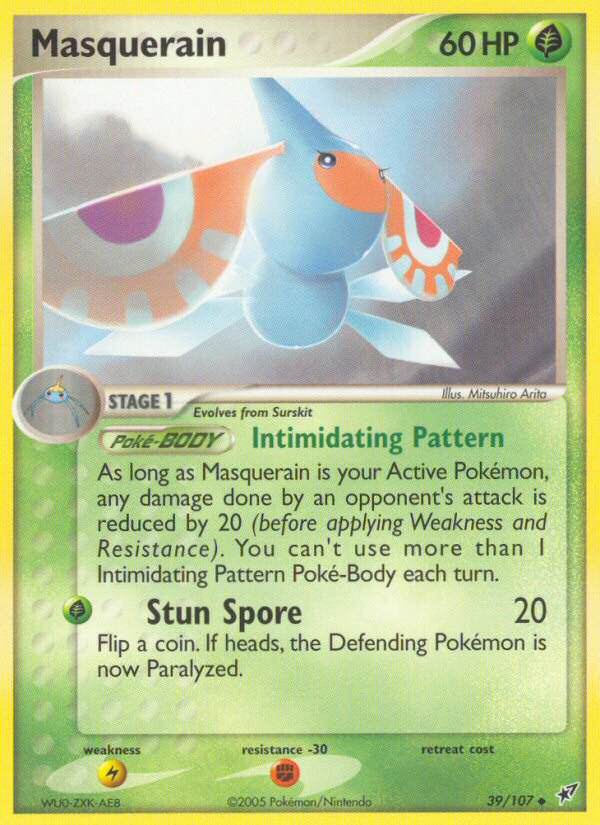 Masquerain (39/107) [EX: Deoxys]