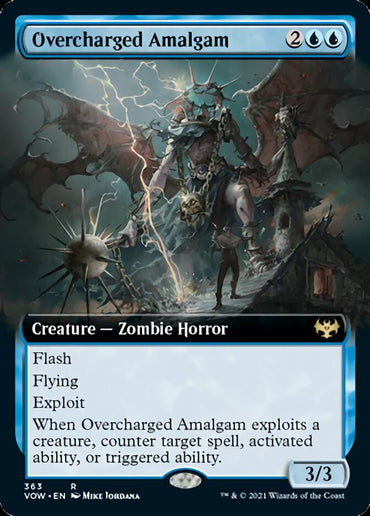 Overcharged Amalgam (Extended Art) [Innistrad: Crimson Vow] 