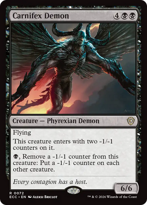 Carnifex Demon [Lorwyn Eclipsed Commander]