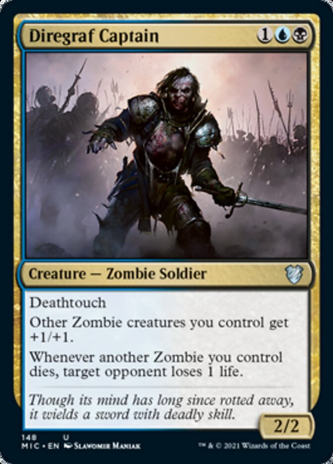 Diregraf Captain [Innistrad: Midnight Hunt Commander] 