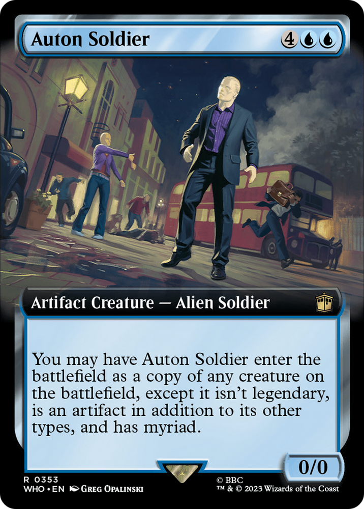 Auton Soldier (Extended Art) [Doctor Who] 