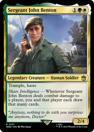 Sergeant John Benton [Doctor Who] 