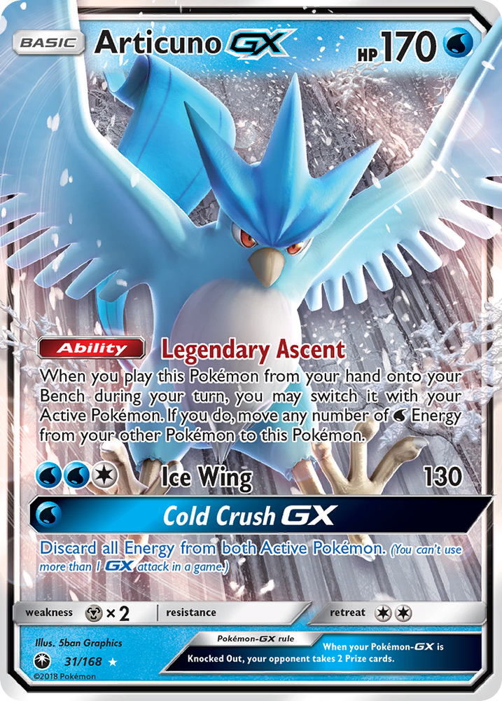 Articuno GX (31/168) [Sun &amp; Moon: Celestial Storm] 