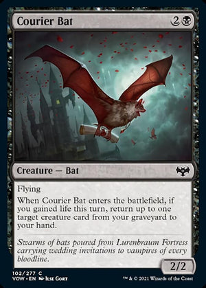 Courier Bat [Innistrad: Crimson Vow] 