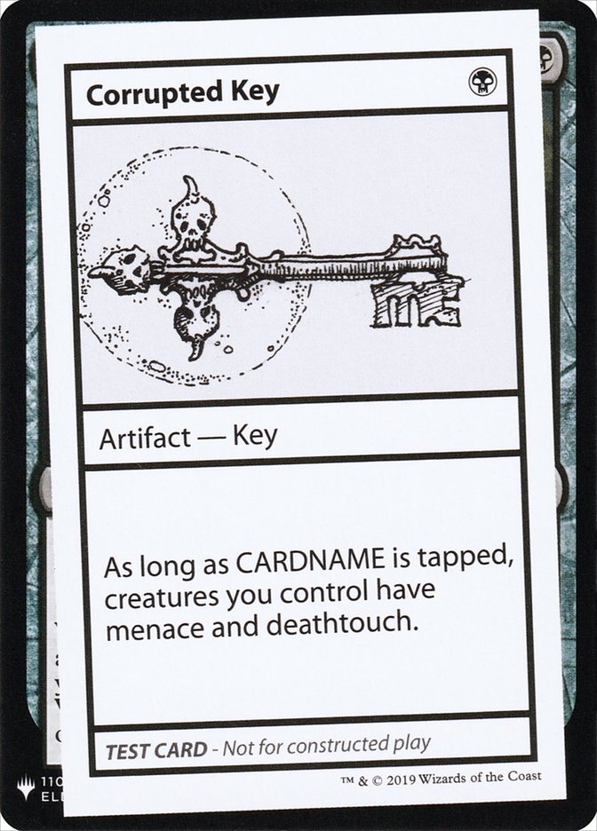 Corrupted Key [Mystery Booster Playtest Cards] 