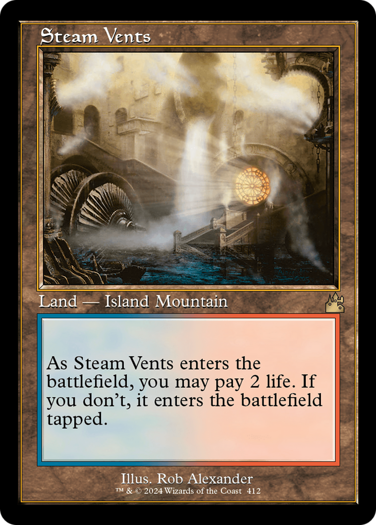 Steam Vents (Retro) [Ravnica Remastered]