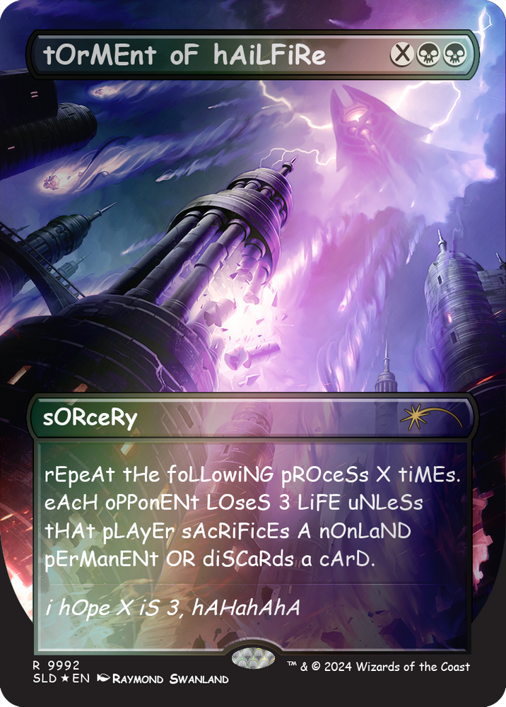 tOrMEnt oF hAiLFiRe (Rainbow Foil) [Secret Lair Drop Series] 