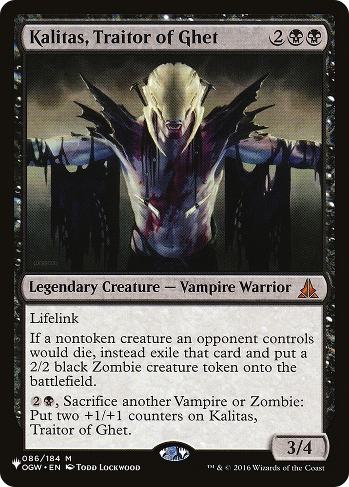 Kalitas, Traitor of Ghet [The List] 