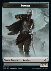 Zombie // Drake Double-Sided Token [Streets of New Capenna Commander Tokens] 