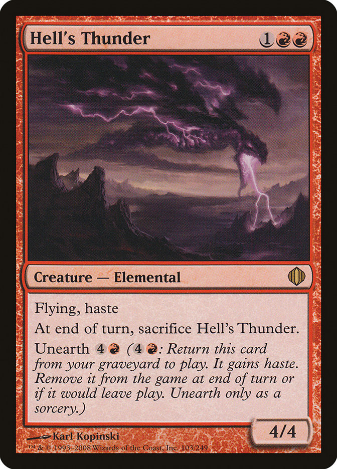 Hell's Thunder [Shards of Alara] 