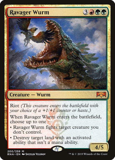 Ravaging Wurm [Ravnica Allegiance] 