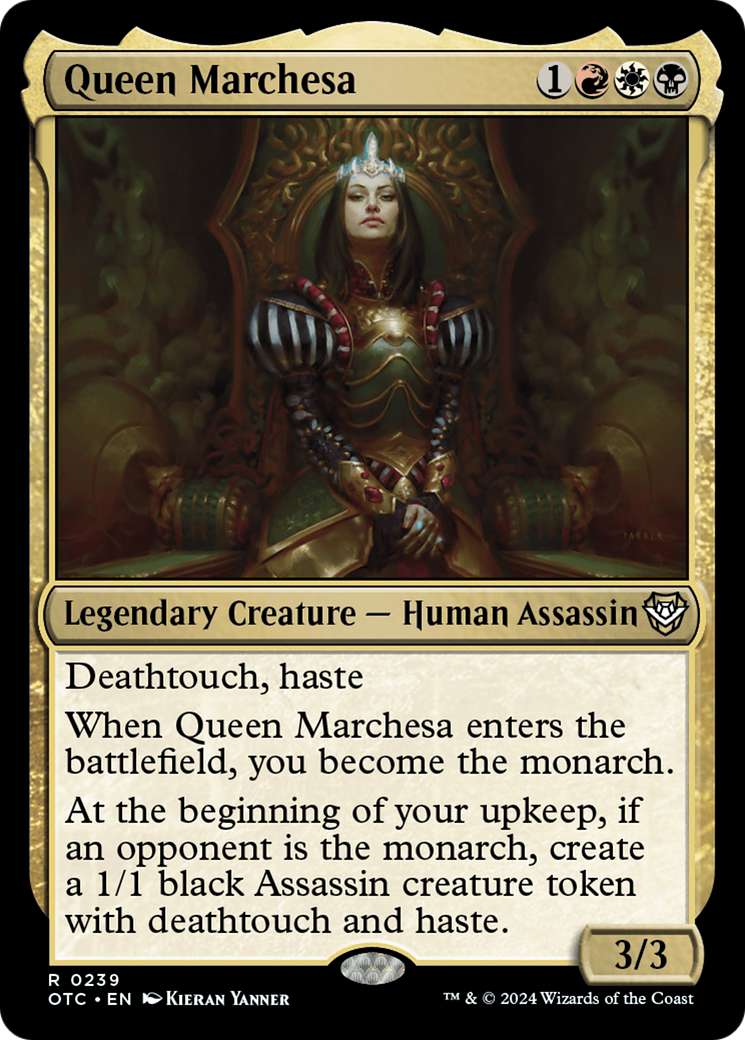 Queen Marchesa [Outlaws of Thunder Junction Commander] 