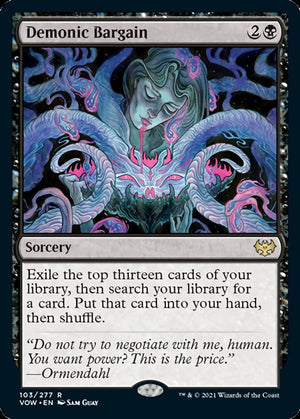 Demonic Bargain [Innistrad: Crimson Vow] 