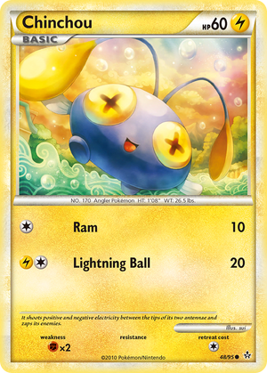Chinchou (48/95) [HeartGold &amp; SoulSilver: Unleashed] 