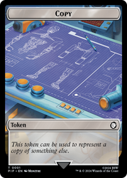 Copy // Treasure (019) Double-Sided Token [Fallout Tokens] 