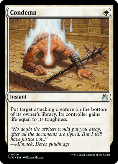 Condemn [Ravnica Remastered] 