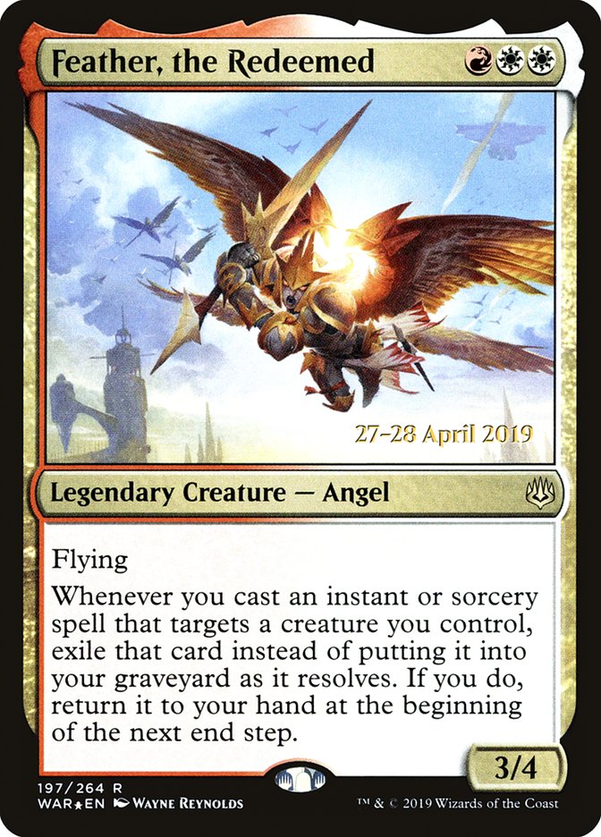 Feather, the Redeemed [War of the Spark Prerelease Promos] 