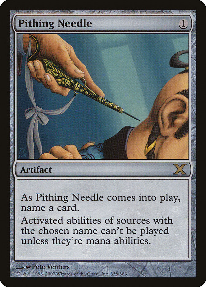 Pithing Needle [Tenth Edition] 