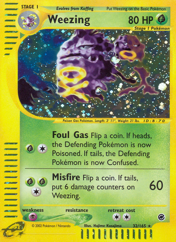 Weezing (32/165) [Expedition: Base Set] 