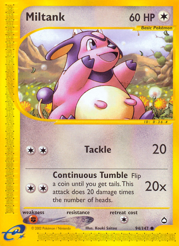 Miltank (94/147) [Aquapolis] 