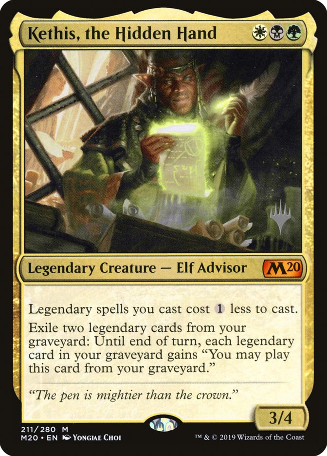 Kethis, the Hidden Hand (Promo Pack) [Core Set 2020 Promos] 