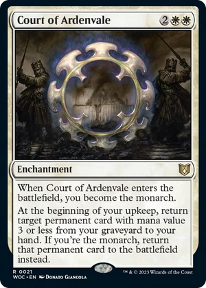 Court of Ardenvale [Wilds of Eldraine Commander] 