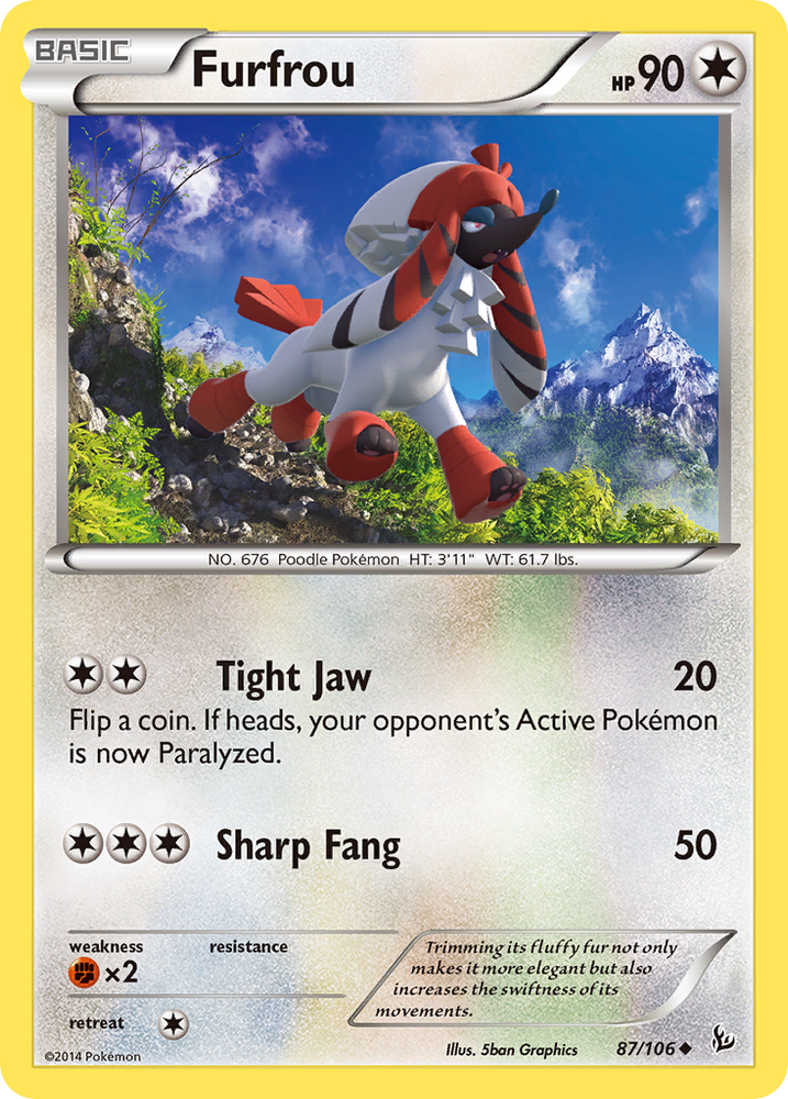 Furfrou (87/106) [XY: Flashfire] 