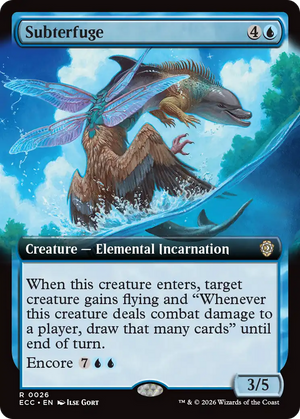 Subterfuge (Extended Art) [Lorwyn Eclipsed Commander]