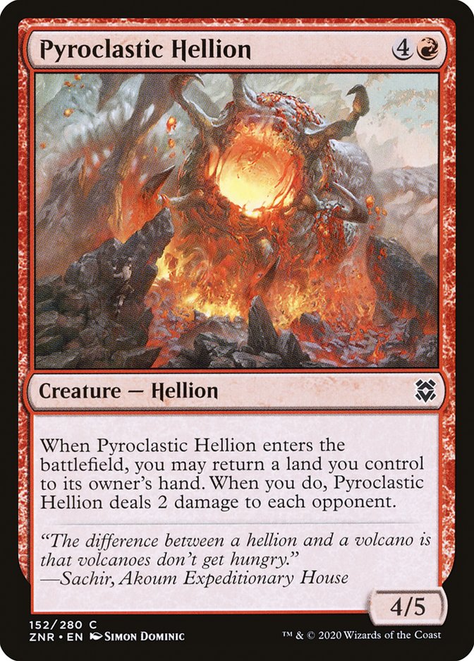 Pyroclastic Hellion [Zendikar Rising] 