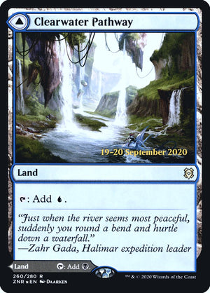 Clearwater Pathway // Murkwater Pathway [Zendikar Rising Prerelease Promos] 