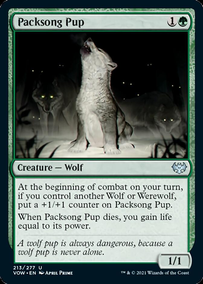 Packsong Pup [Innistrad: Crimson Vow] 