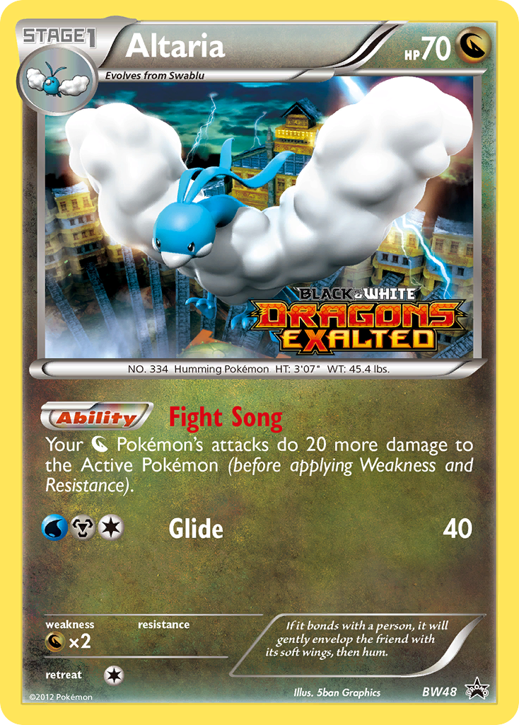 Altaria (BW48) [Black & White: Black Star Promos]