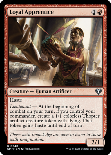 Loyal Apprentice [Commander Masters] 