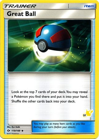 Great Ball (119/149) (Pikachu Stamp #57) [Battle Academy 2020] 
