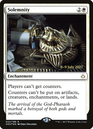 Solemnity [Hour of Devastation Prerelease Promos] 