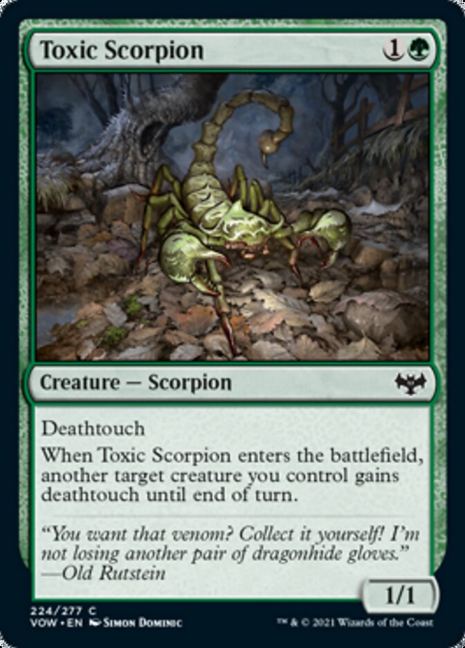 Toxic Scorpion [Innistrad: Crimson Vow] 