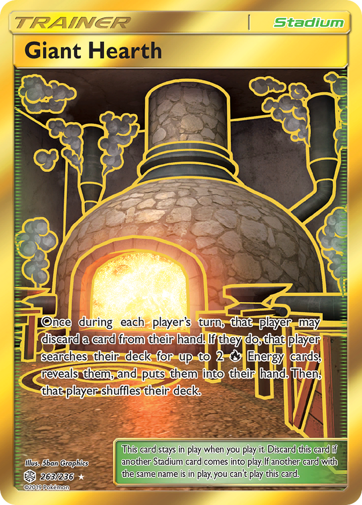 Giant Hearth (263/236) [Sun &amp; Moon: Cosmic Eclipse] 