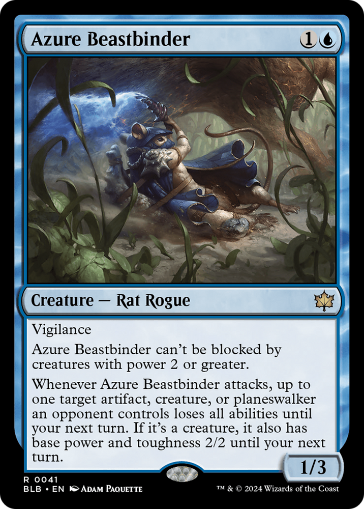 Azure Beastbinder [Bloomburrow] 