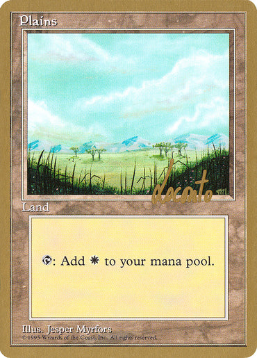 Plains (ml365) (Michael Loconto) [Pro Tour Collector Set] 