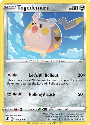 Togedemaru (187/264) [Sword & Shield: Fusion Strike]