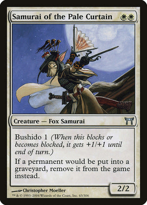 Samurai of the Pale Curtain [Champions of Kamigawa] 