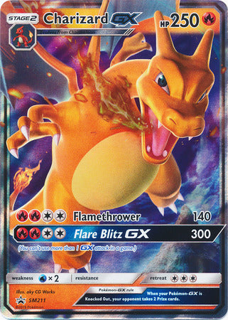 Charizard GX (SM211) (Jumbo Card) [Sun &amp; Moon: Black Star Promos] 