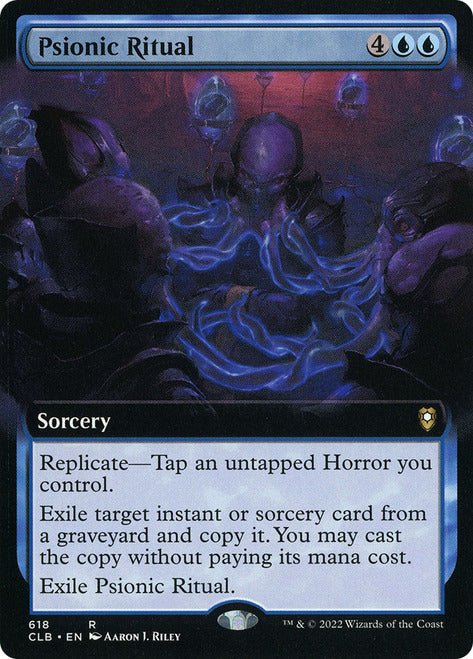 Psionic Ritual (Extended Art) [Commander Legends: Battle for Baldur's Gate] 