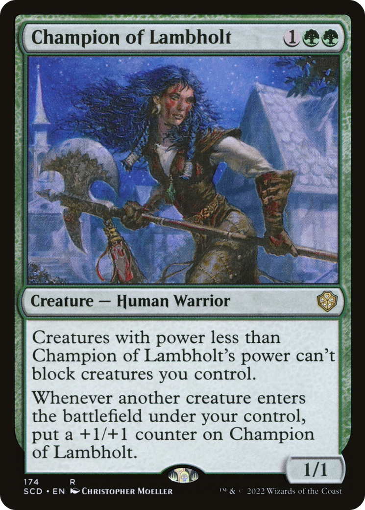 Champion of Lambholt [Starter Commander Decks] 