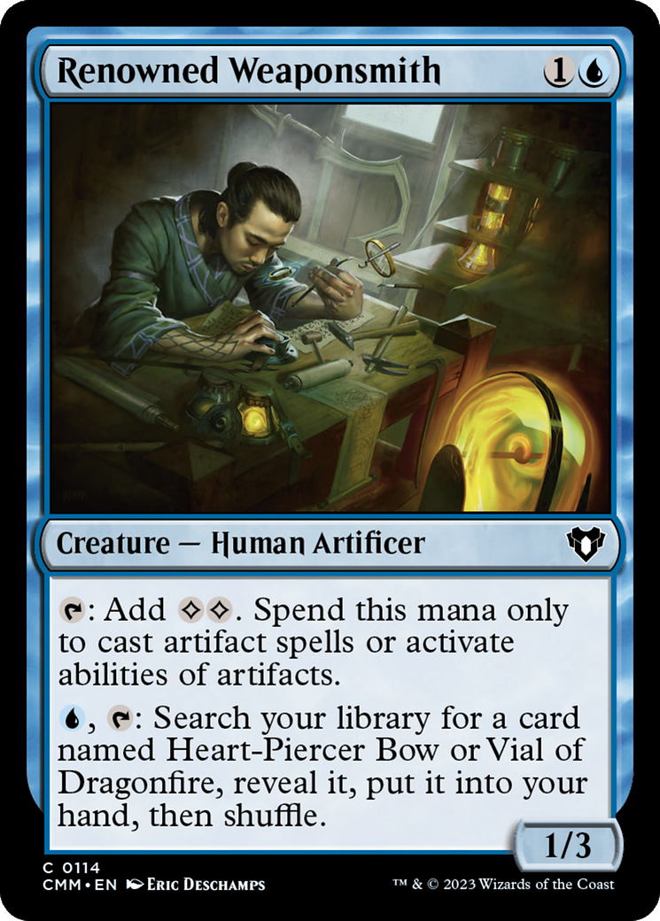 Renowned Weaponsmith [Commander Masters] 