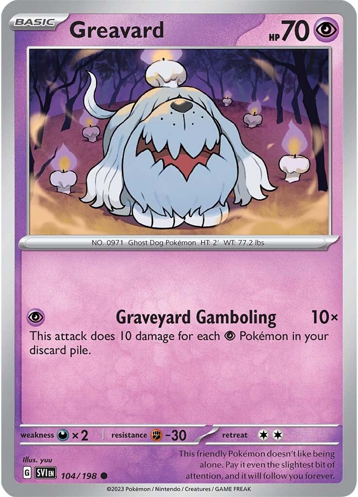 Greavard (104/198) [Scarlet & Violet: Base Set] 