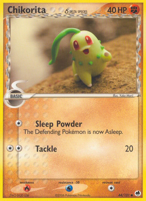 Chikorita (44/101) (Delta Species) [EX: Dragon Frontiers] 